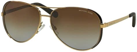 Michael Kors MK5004 Chelsea Aviator Polarized Sunglasses .